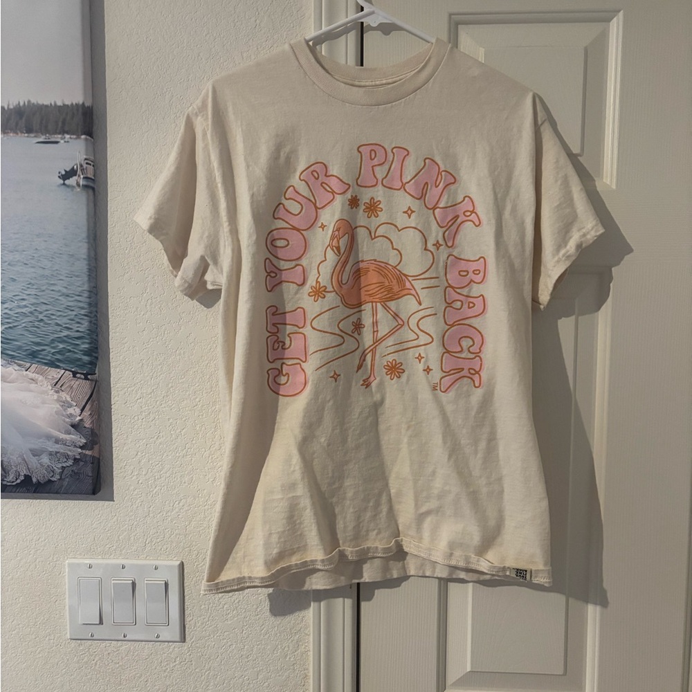 Never worn get your pink back t shirt